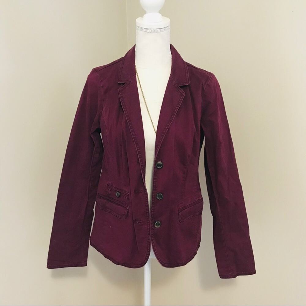 Sonoma Stretch Maroon blazer